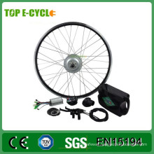 Cheap 350W brushless motor electric bike conversion kit with 20 inch rear wheel
